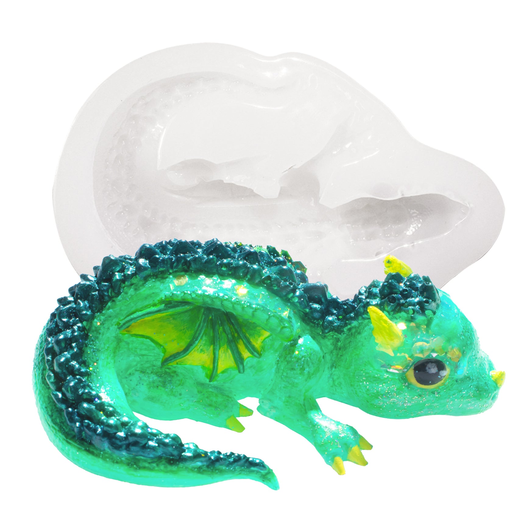Resin Silicone Mould Wing Forest Dragon
