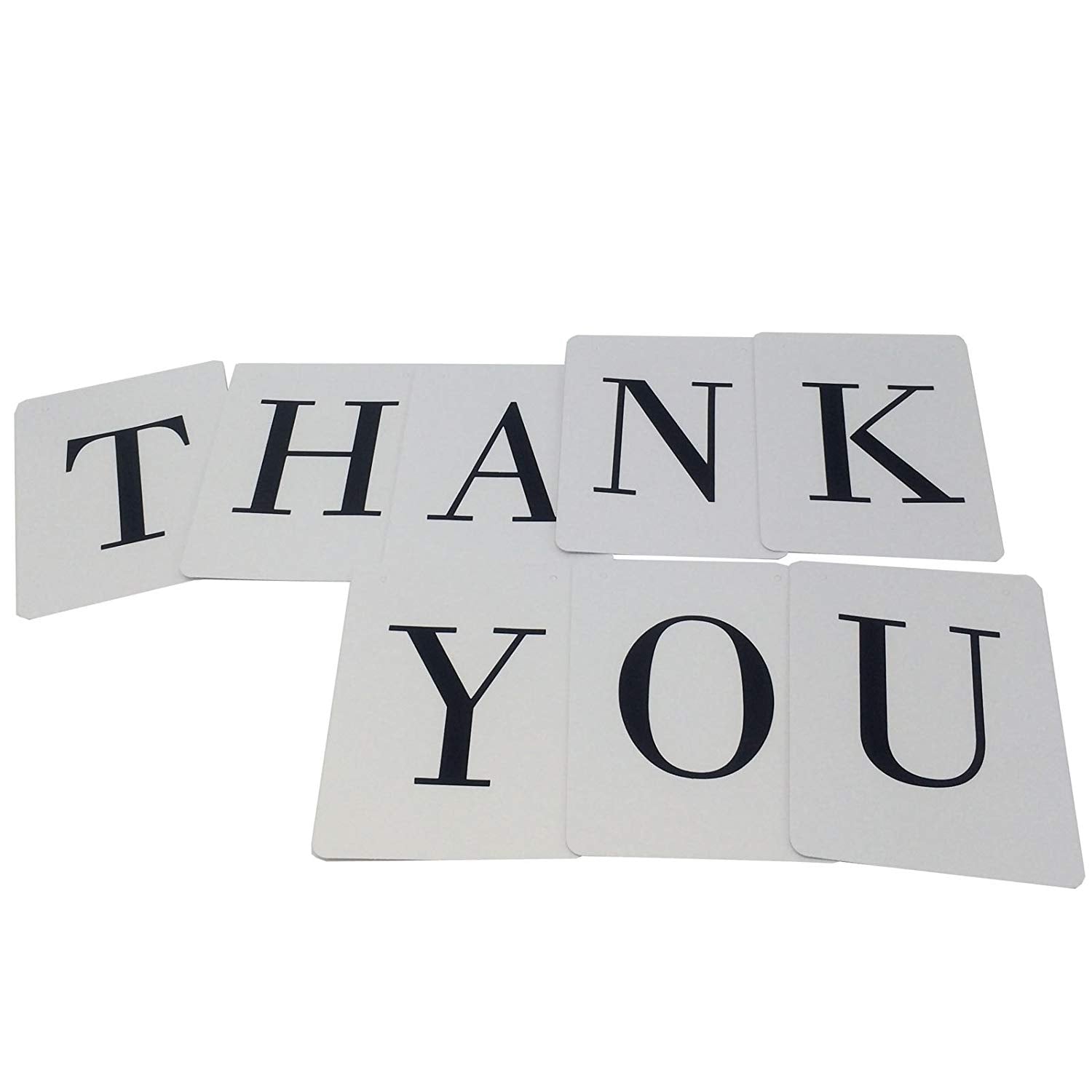 Thank You Bunting Banner for Wedding Anniversary Birthday Parties 11x14.5cm