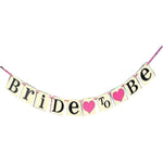 Bride to Be Bunting Banner for Hen Do Wedding Engagement Party 12.5x12.5cm