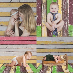 Rustic Distressed Wood Backdrop Photography Background #1745 1746 1747 3-pack