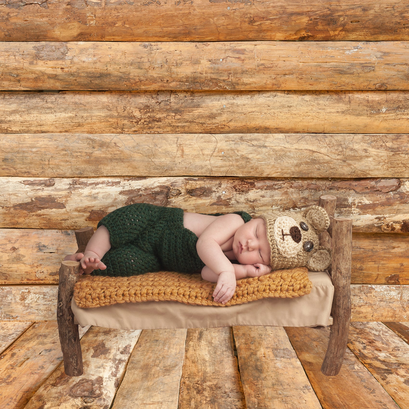 Rustic Distressed Wood Backdrop Photography Background #1764 Tree Trunk