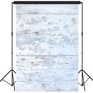 Rustic Distressed Wood Backdrop Photography Background #1773 Snow With Gray
