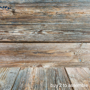 Rustic Distressed Wood Backdrop Photography Background #1777 Pale Brown