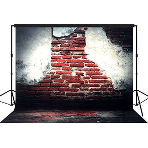 Red Brick Wall Backdrop Photography Background Party 10x10feet #1623