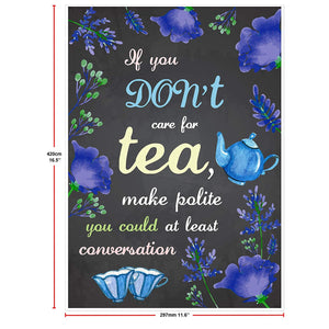 Wonderland Mad Tea Party Poster Photo Booth Props Sign A3 16x12inch