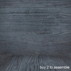 Rustic Distressed Wood Backdrop Photography Background #1786 Black