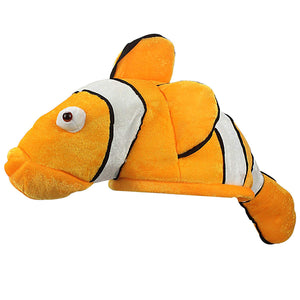 Clown Fish Tropical Party Costume Hat Photo Booth Props