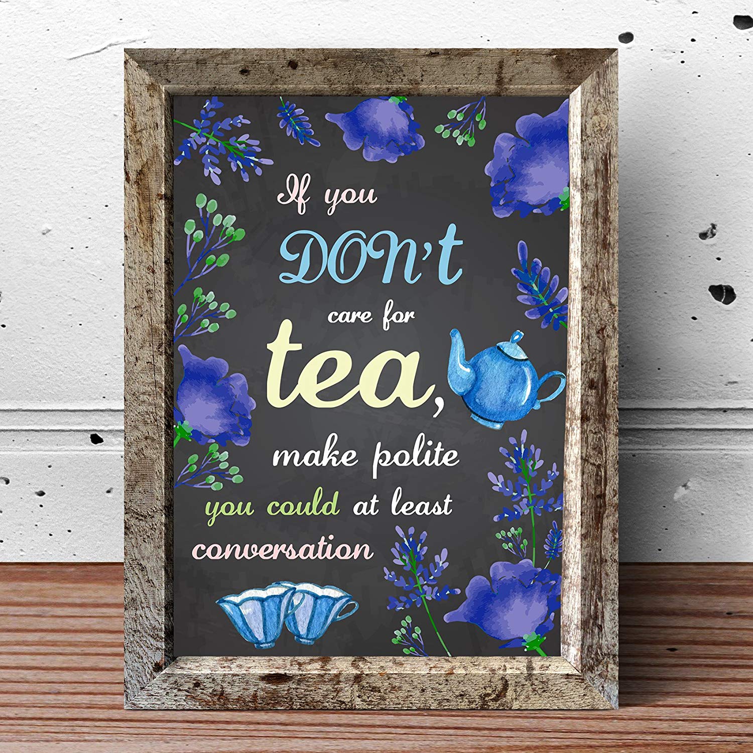 Wonderland Mad Tea Party Poster Photo Booth Props Sign A3 16x12inch