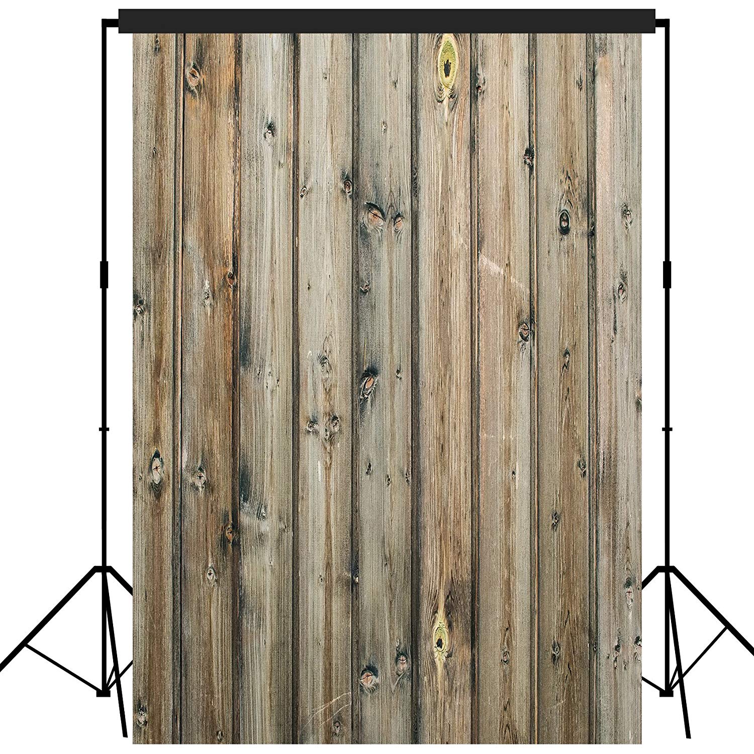 Rustic Distressed Wood Backdrop Photography Background #1788 Pale Brown