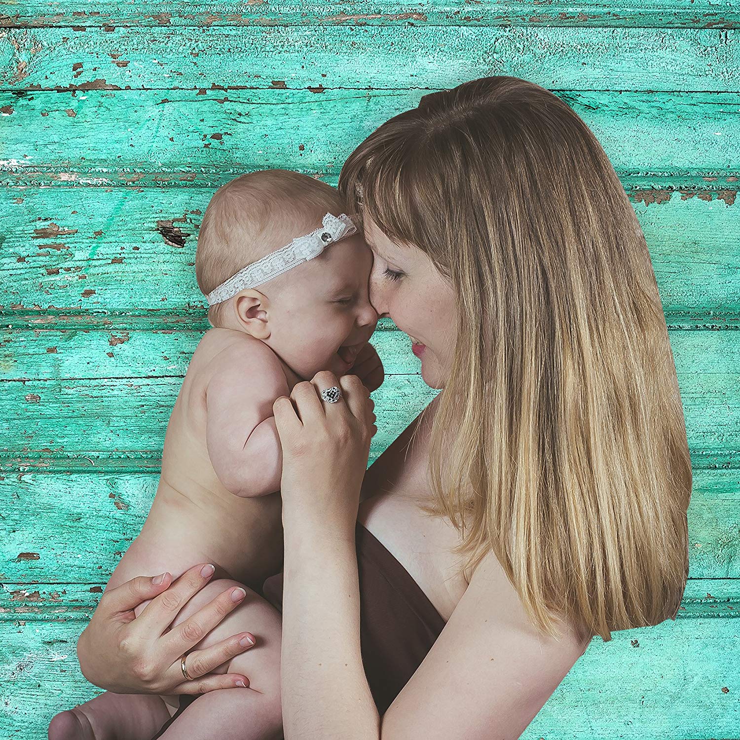 Rustic Distressed Wood Backdrop Photography Background #1794 Emerald