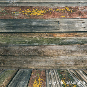 Rustic Distressed Wood Backdrop Photography Background #1790 Pale Brown